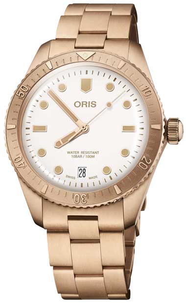 Oris Divers Sixty-Five Date Cotton Candy White Star