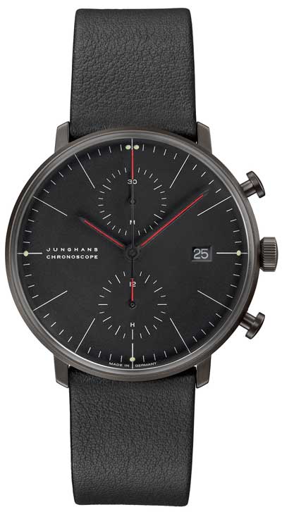 max bill Chronoscope Bauhaus Schwarz