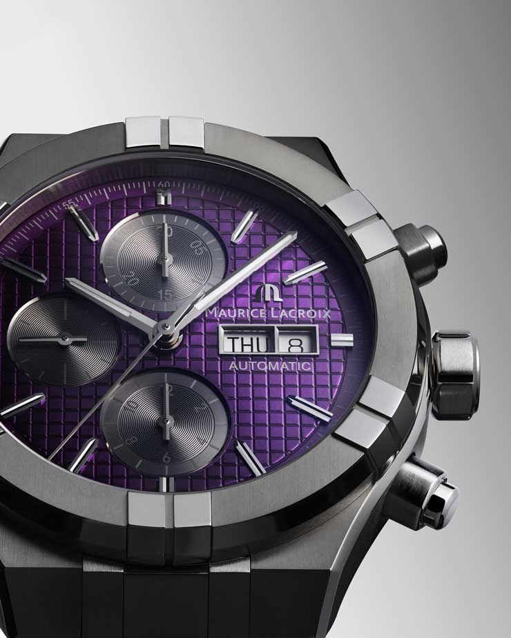 Aikon Automatik Chronograph 44 mm, Titan