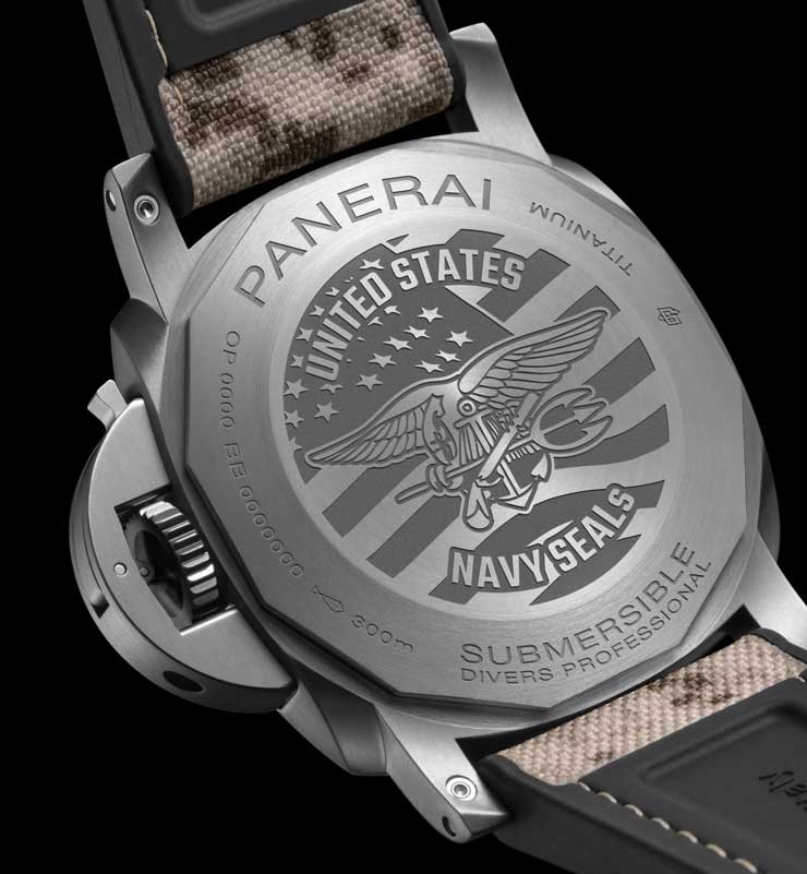 Submersible Navy SEALs Titanio PAM01669 