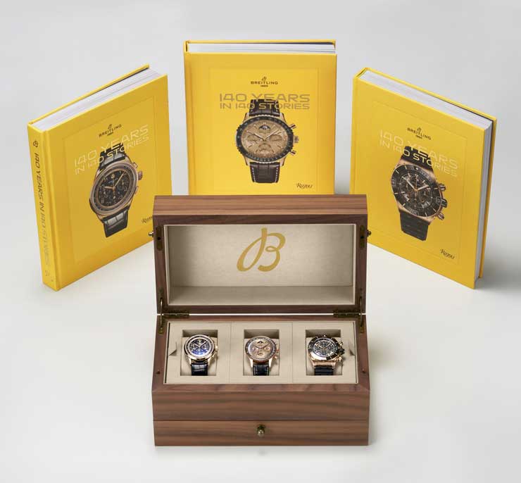  box, set, books: limitierte Editionen breitling 140th anniversary 