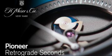 h.moser & cie pioneer retrograde seconds: das video