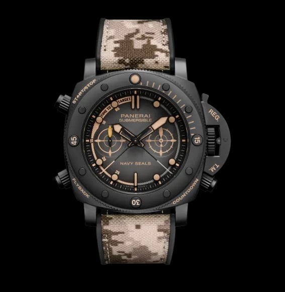 Submersible Chrono Navy SEALs Titanio PAM01521