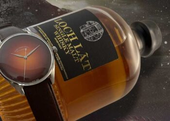 Elka Loch Lat Single Malt und Uhr