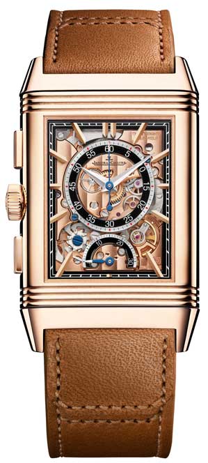 Reverso Tribute Chronograph in Rotgold