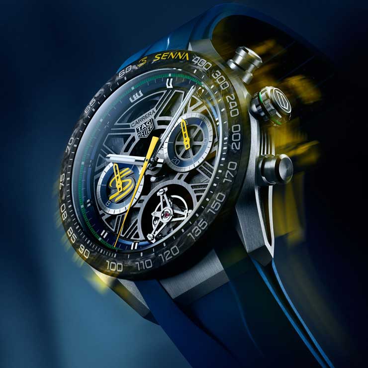 TAG Heuer Carrera Chronograph Tourbillon x Senna