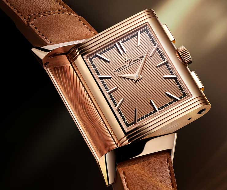 Reverso Tribute Chronograph in Rotgold