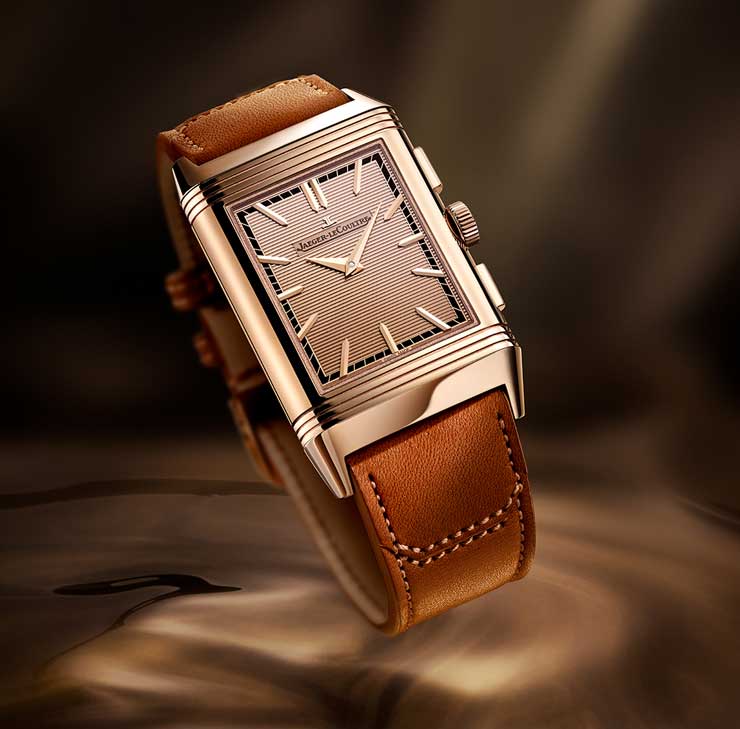 Reverso Tribute Chronograph in Rotgold