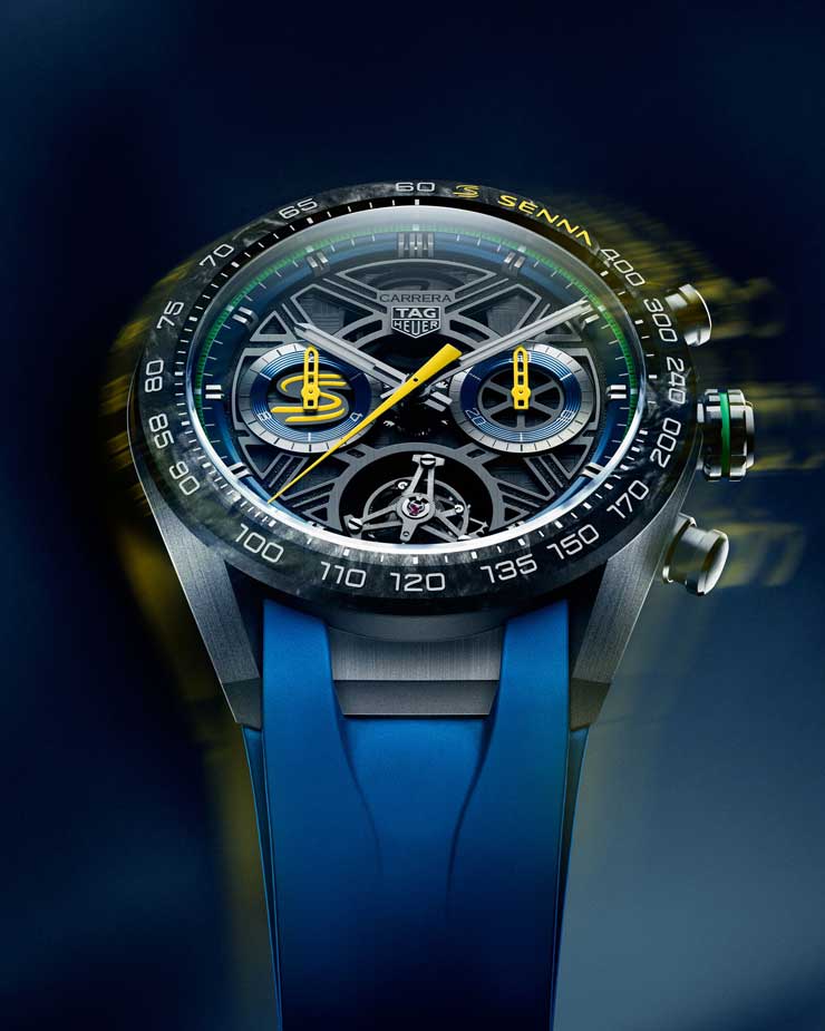 TAG Heuer Carrera Chronograph Tourbillon x Senna